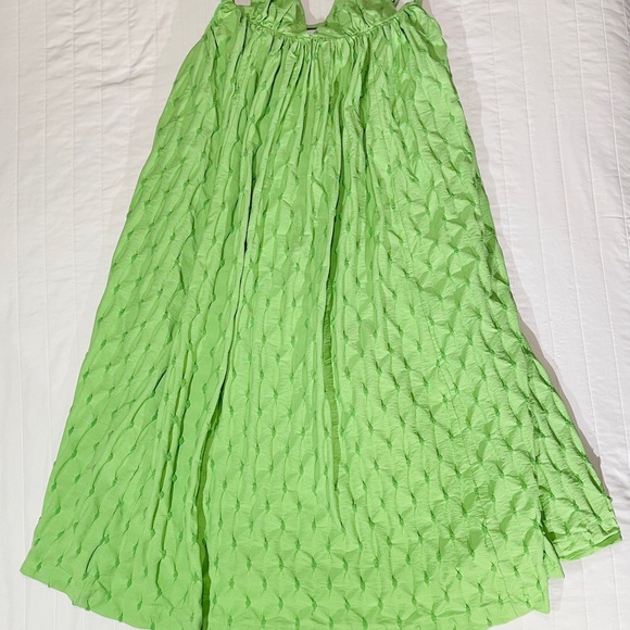 Free People Lime Green Backless Maxi Dress - Picture 3 of 6
